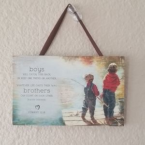 Boys/Brothers Inspiration Plaque